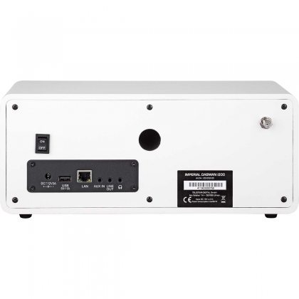 DABMAN i200 Multifunctionele Stereo Radio DAB+ / FM / Internet Wit
