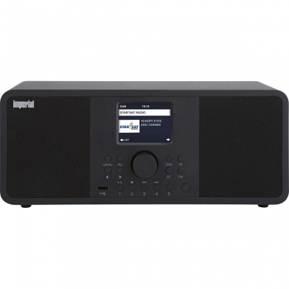 DABMAN i205 Hybride Stereo Radio voor Internet / DAB+ / FM Zwart