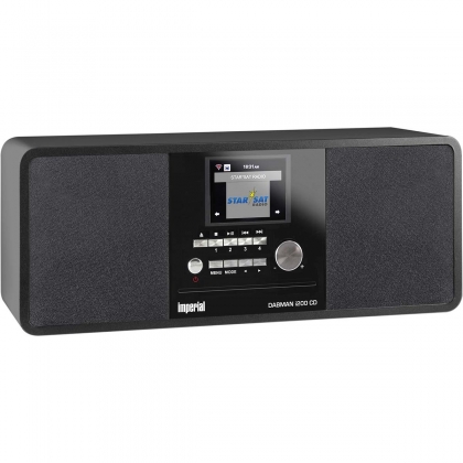 DABMAN i200 CD Multifunctionele radio DAB+ / FM / Internet / Bluetooth Zwart