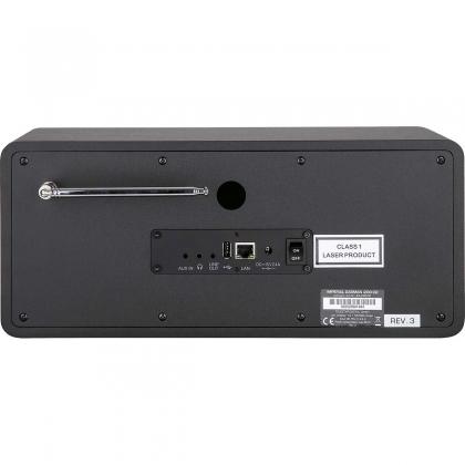 DABMAN i200 CD Multifunctionele radio DAB+ / FM / Internet / Bluetooth Zwart