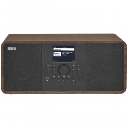 DABMAN i205 CD Hybride Stereo Radio DAB+ / FM / Internet / Bluetooth Houtlook