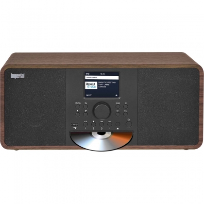DABMAN i205 CD Hybride Stereo Radio DAB+ / FM / Internet / Bluetooth Houtlook