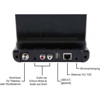 DABMAN i400 Compact Hybride Radio DAB+ / FM / Internet / Bluetooth Zilver