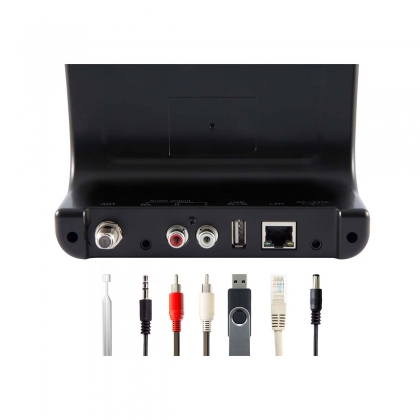 DABMAN i400 Compact Hybride Radio DAB+ / FM / Internet / Bluetooth Zilver