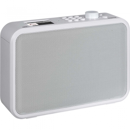 DABMAN i460 multifunctionele radio wit-zilver