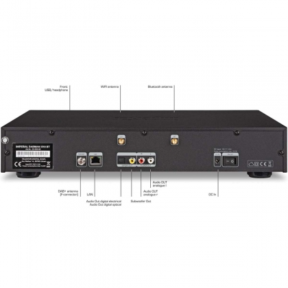 DABMAN i510 BT Multifunctionele radio DAB+ / FM / Internet / Bluetooth Zwart