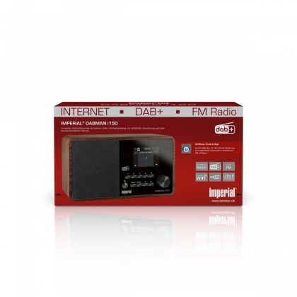 DABMAN i150 Compacte Hybride Radio DAB+ / FM / Internet Hout-look