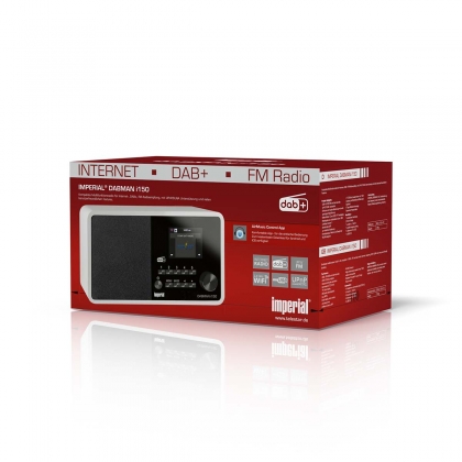 DABMAN i150 Compacte Hybride Radio voor Internet / DAB+ / FM Wit