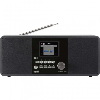DABMAN i220 BT DAB+ / FM internetradio met bluetooth Zwart
