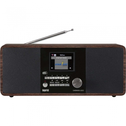 DABMAN i220 BT DAB+ / FM internetradio met bluetooth Wood