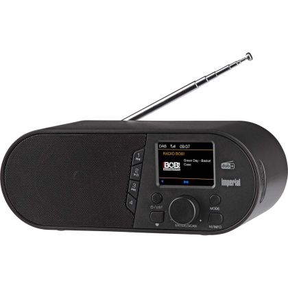 DABMAN d105 Compacte DAB+ /FM / Bluetooth-radio Zwart