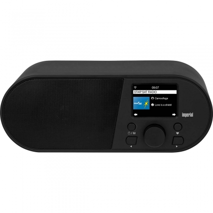 i105 Wi-Fi internetradio met 2,4 inch kleurenscherm, zwart