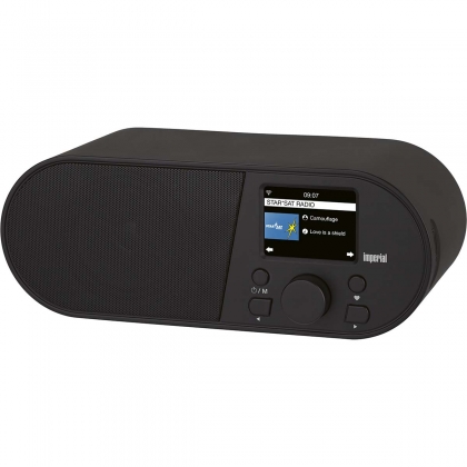 i105 Wi-Fi internetradio met 2,4 inch kleurenscherm, zwart