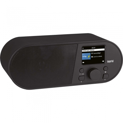 i105 Wi-Fi internetradio met 2,4 inch kleurenscherm, zwart