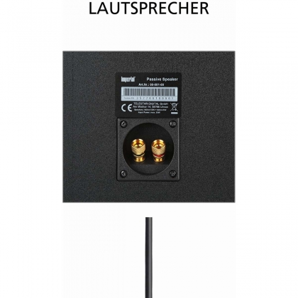 Luidsprekerset met twee passieve 20 W luidsprekers