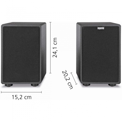 Luidsprekerset met twee passieve 20 W luidsprekers