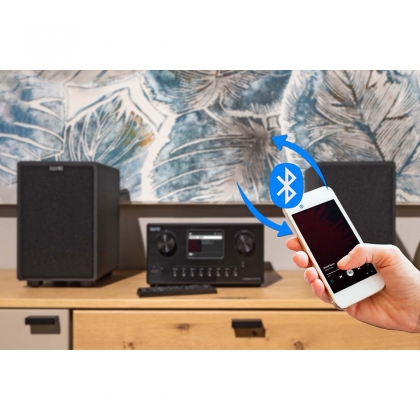 DABMAN i310 CD Hybride micro Hifi Systeem DAB+ / FM / Internet / Bluetooth Zwart