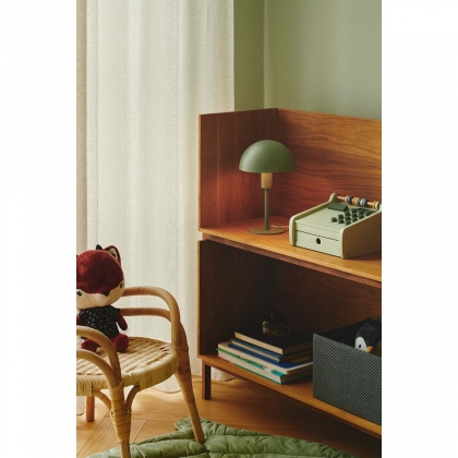 Ellen Mini Tafellamp Stoffig groen