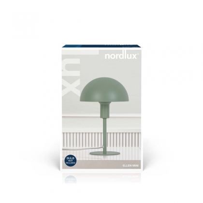Ellen Mini Tafellamp Stoffig groen