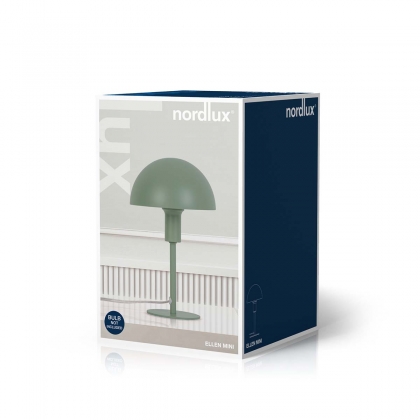 Ellen Mini Tafellamp Stoffig groen