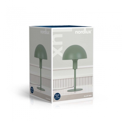 Ellen Mini Tafellamp Stoffig groen