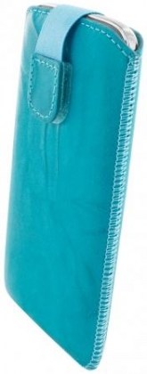 Mobiparts Uni Pouch SMOKE Size L Turquoise