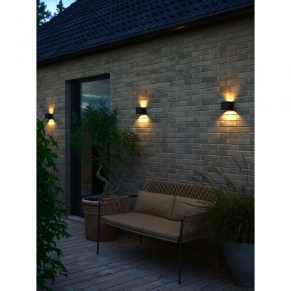 Milda kubi Wandlamp Zwart