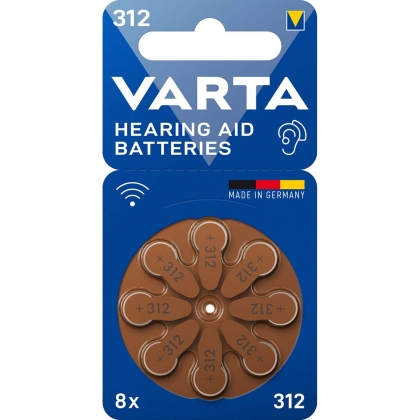 Hoortoestel Batterijen Type 312 8-blister