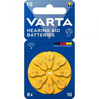 Hoortoestel Batterijen Type 10 8-Blister