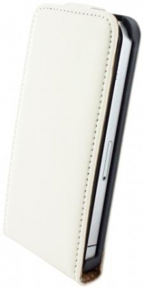 Mobiparts Premium Flip Case Apple iPhone 4/4S White