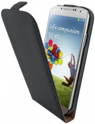 Mobiparts Premium Flip Case Samsung Galaxy S4 Black