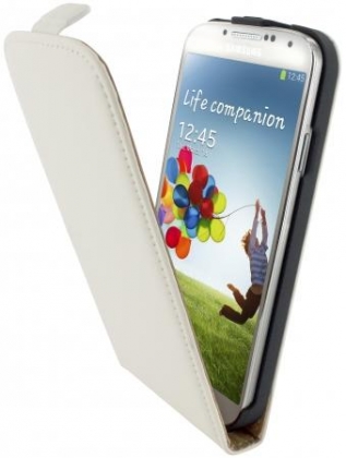 Mobiparts Premium Flip Case Samsung Galaxy S4 White