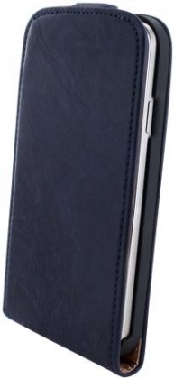 Mobiparts Vintage Flip Case Samsung Galaxy S4 Navy Blue
