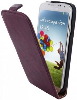 Mobiparts Vintage Flip Case Samsung Galaxy S4 Rubin