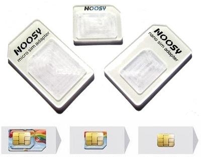 Noosy SIM Adapter Kit 3 pack