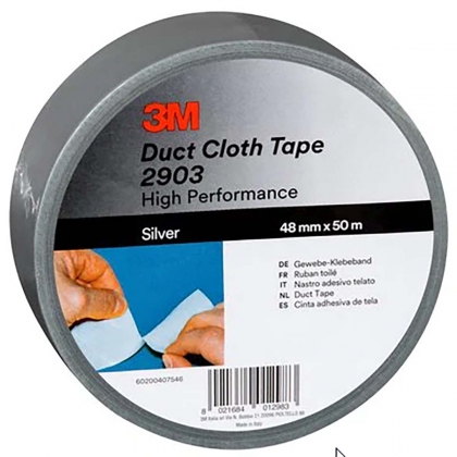 Scotch® Duct Cloth Tape 2903, Zilver, 48 mm x 50 m