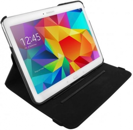 Mobiparts 360 Rotary Stand Case Samsung Galaxy Tab 4 10.1 Black