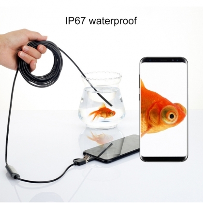 3 in 1 Android HD Endoscope / inspectiecamera IP67 Waterproof USB-C / Micro USB / USB 5M