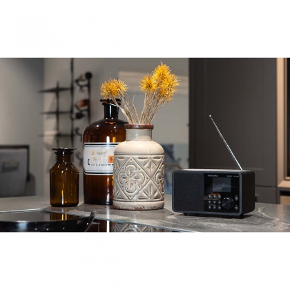 DIRA M 1 A Mobile EWF Batterijbediende Multifunctionele Mono Radio DAB+ / FM / Internet / Bluetooth Zwart
