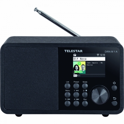 DIRA M 1 A EWF Compacte Multifunctionele Mono Radio Zwart