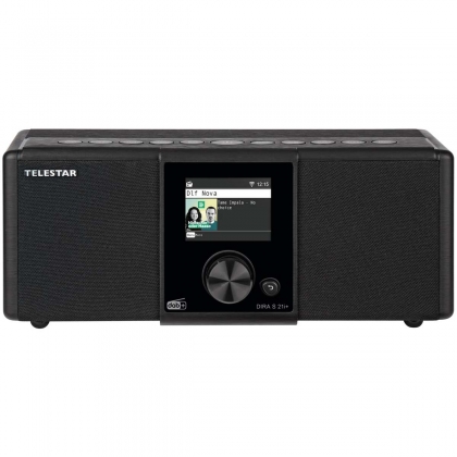DIRA S21i+ EWF Multifunctionele Stereo Radio DAB+ / FM / Internet / Bluetooth Zwart