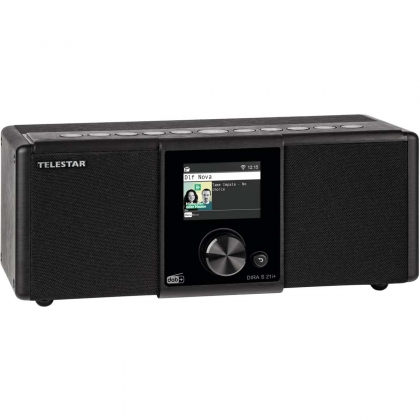 DIRA S21i+ EWF Multifunctionele Stereo Radio DAB+ / FM / Internet / Bluetooth Zwart