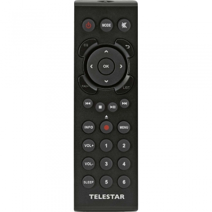 DIRA S32i CD EWF Multifunctionele Stereo Radio met CD-speler DAB+ / FM / Internet / Bluetooth Zwart