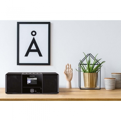 DIRA S32i CD EWF Multifunctionele Stereo Radio met CD-speler DAB+ / FM / Internet / Bluetooth Zwart
