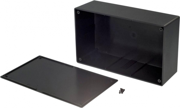 Kunststof behuizing 113 x 189 x 66.6 mm Zwart ABS