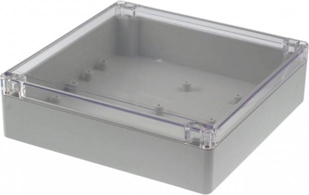 Kunststof behuizing 190 x 190 x 55 mm Lichtgrijs PC IP65