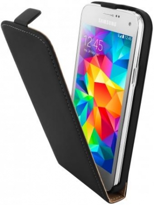 Mobiparts Premium Flip Case Samsung Galaxy S5 Mini Black