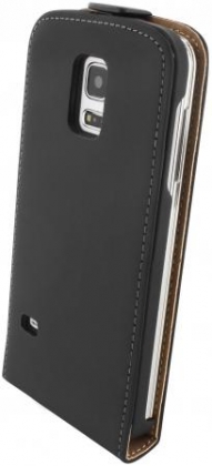 Mobiparts Premium Flip Case Samsung Galaxy S5 Mini Black
