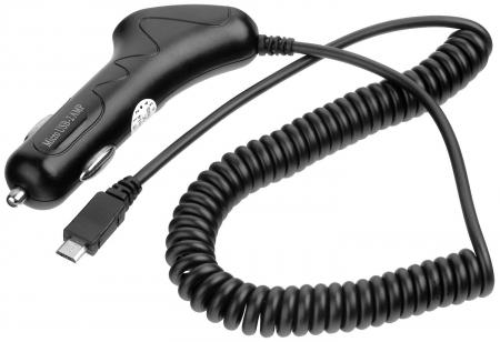 Mobiparts Essential Car Charger Micro USB 2A Black