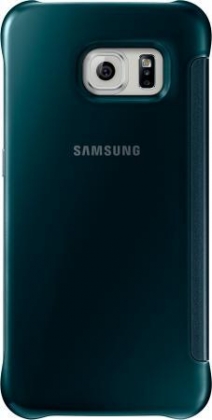 Samsung Galaxy S6 Edge Clear View Cover Green